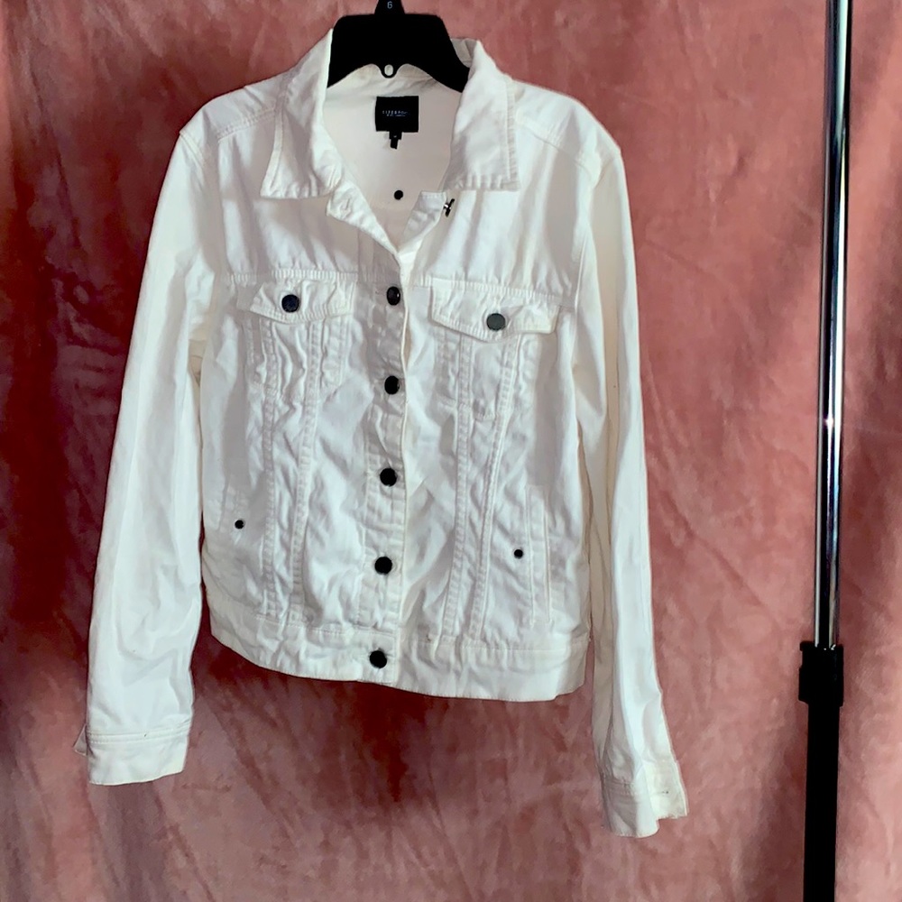 White Jean jacket